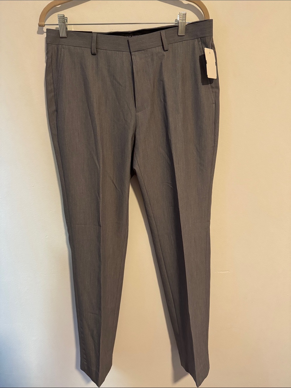 New Men's Classic Gray Dress Pants - 30x32